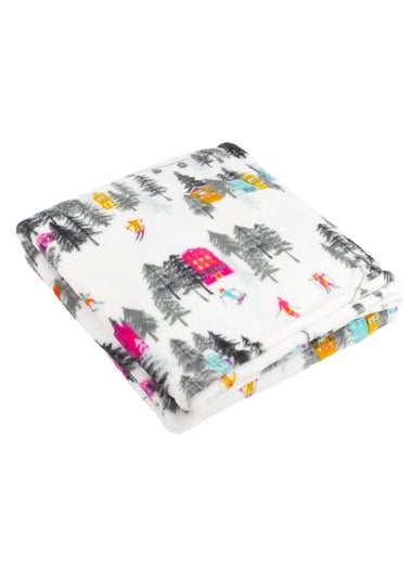 furn. Aspen Fleece Throw (130cm x 150cm)