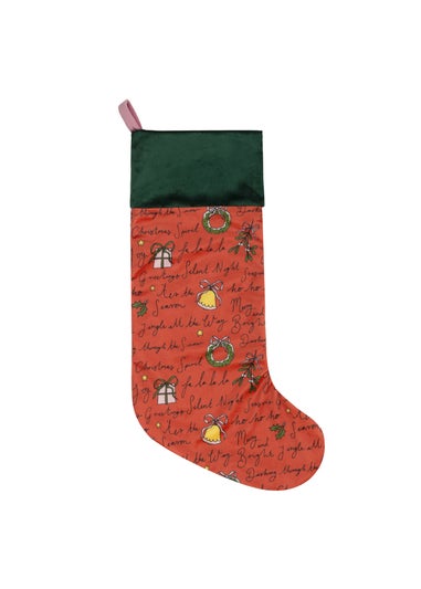 furn. Christmas Spirit Velvet Christmas Stocking