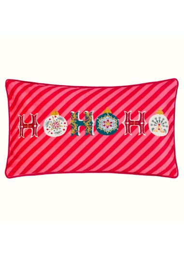 Evans Lichfield Hohoho Filled Cushion (30xm x 60cm)