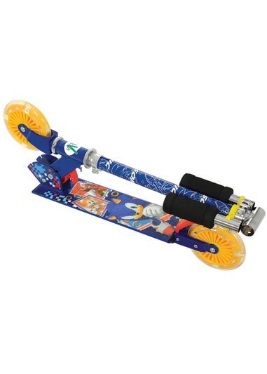 Sonic Folding Inline Scooter With Light Up Wheels