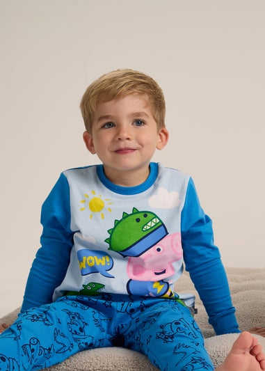 George Pig Boys Blue Pyjama Set