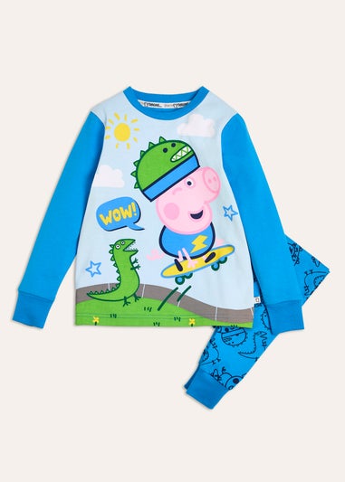 George Pig Boys Blue Pyjama Set