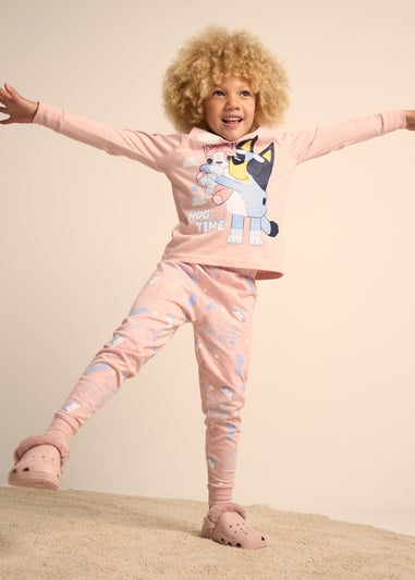 Bluey Girls Pink Pyjama Set