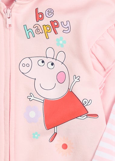 Peppa Pig Girls 3 Piece Jogger Daywear Set