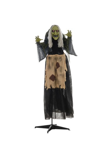 HOMCOM Witch Outdoor Halloween Decoration (160cm 63")