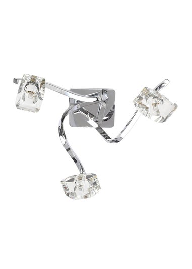 BHS Chrome Bella Flush Ceiling 3 Light (15cm x 45cm)