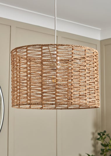 BHS Natural Jute Woven String Easyfit Shade (23cm x 35cm)