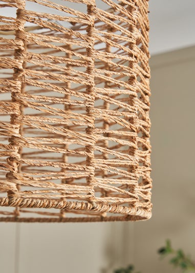 BHS Natural Jute Woven String Easyfit Shade (23cm x 35cm)