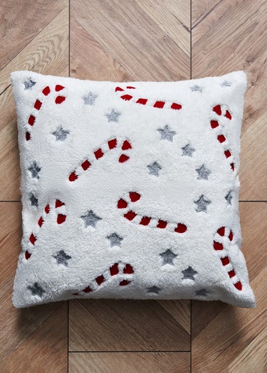 BHS Candy Cane Cushion