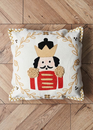 BHS Cream Nutcracker Cushion