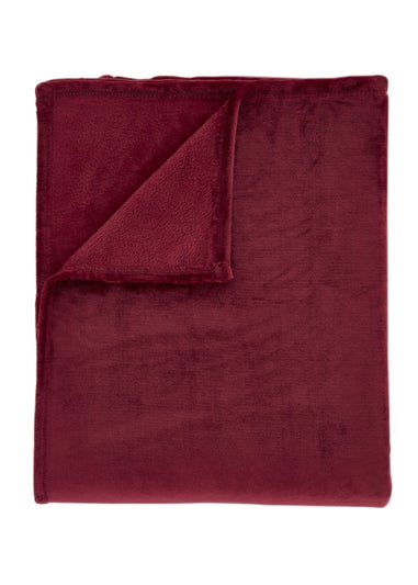 Catherine Lansfield Extra Large Raschel Velvet Touch Blanket Throw (200x240cm)