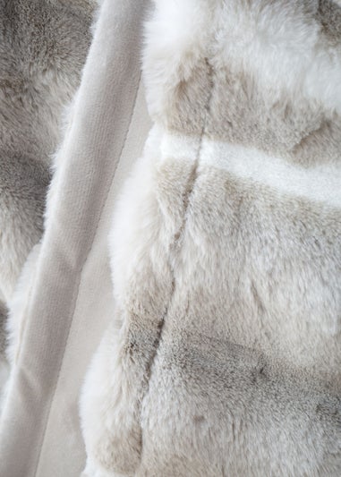 Catherine Lansfield Flint Cosy Faux Fur Blanket Throw (130x170 cm)