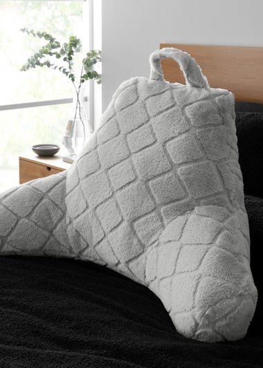 Catherine Lansfield Diamond High Back Cuddle Cushion Back Rest (74x97cm)