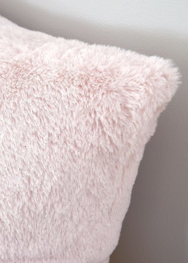 Catherine Lansfield Cosy Glamour Fur Cushion (45x45cm)