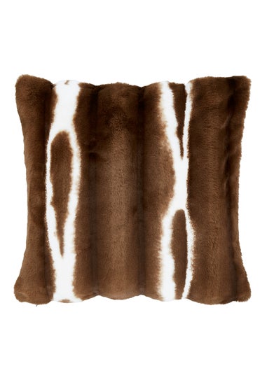 Catherine Lansfield Flint Cosy Faux Fur Cushion (45x45cm)