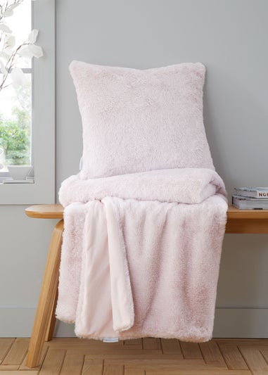 Catherine Lansfield Cosy Glamour Fur Blanket Throw (130x170 cm)