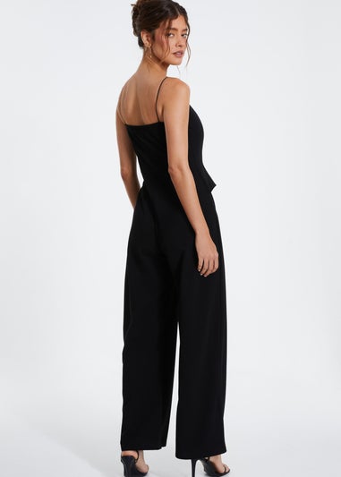 Quiz Black Bow Detail Jumpsuit