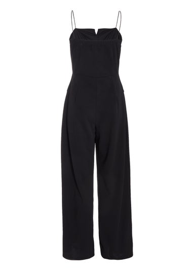 Quiz Black Bow Detail Jumpsuit