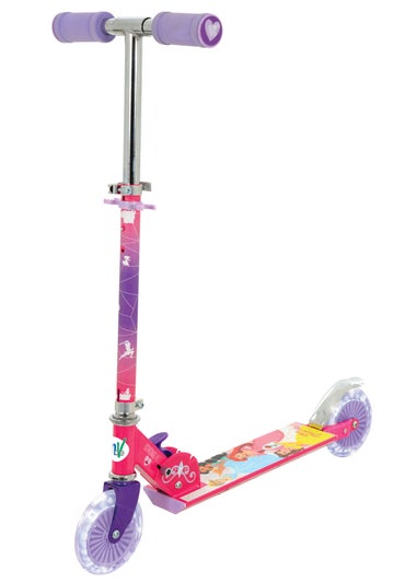 Disney Princess Folding Inline Scooter With Light Up Wheels