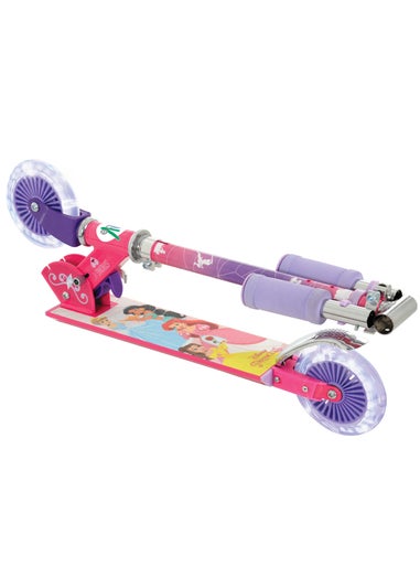 Disney Princess Folding Inline Scooter With Light Up Wheels