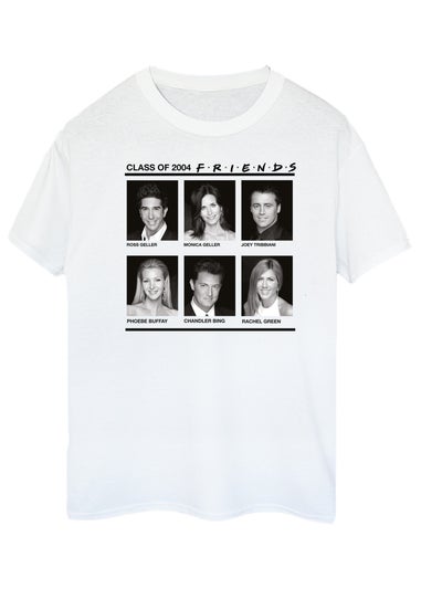 Friends Class of 2004 White Boyfriend Fit T-Shirt