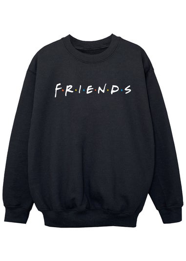 Friends Logo Kids Black Sweatshirt (3-13 Years)