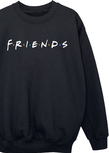 Friends Logo Kids Black Sweatshirt (3-13 Years)