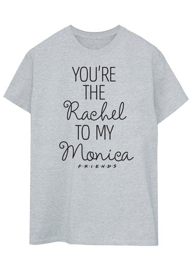 Friends Rachel Monica Heather Grey Boyfriend Fit T-Shirt