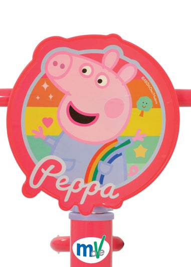 Peppa Pig Balance Bike With Light Up Wheels (12")