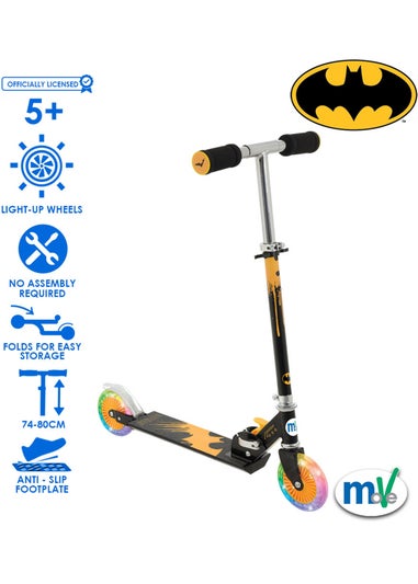 Batman Folding Inline Scooter With Light Up Wheels