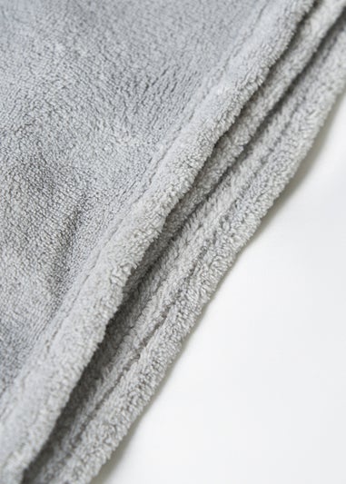 BHS Microfleece Silver Throw (140 x 180cm)