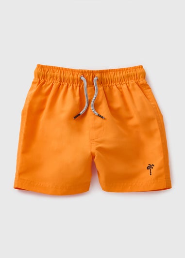 Boys Orange Swim Shorts (1-7yrs)