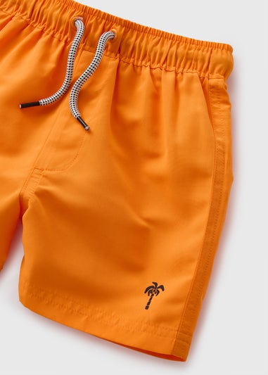 Boys Orange Swim Shorts (1-7yrs)