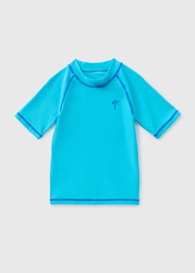 Boys Turquoise Rash Vest (1-7yrs)