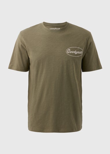 Khaki Slub Goodyear T-Shirt