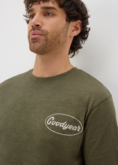 Khaki Slub Goodyear T-Shirt