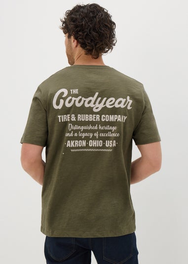 Khaki Slub Goodyear T-Shirt