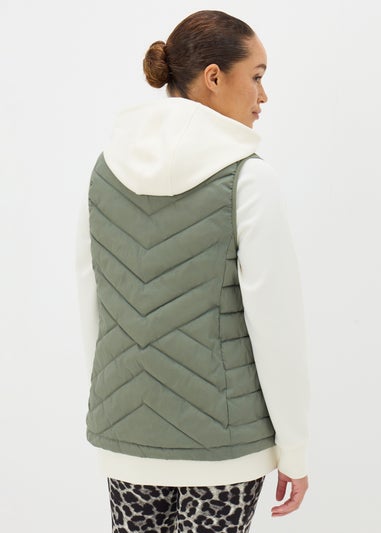 Khaki Lightweight Padded Gilet