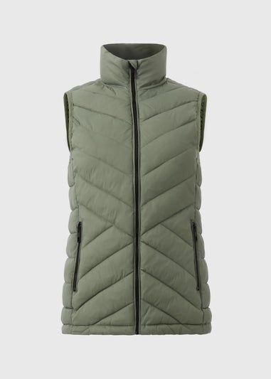 Khaki Lightweight Padded Gilet