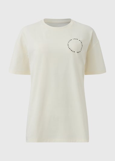 Souluxe Cream Athletics Club T-Shirt