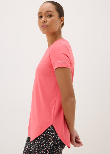 Souluxe Coral Longline T-Shirt