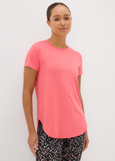 Souluxe Coral Longline T-Shirt