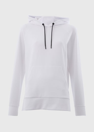 Souluxe White Longline Hoodie