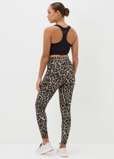 Souluxe Brown Leopard Print Leggings