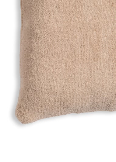 BHS Microfleece Latte Cushion (59x59cm)