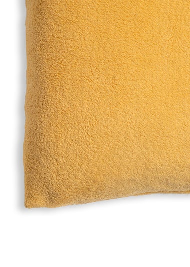 BHS Microfleece Ochre Cushion (45x45cm)