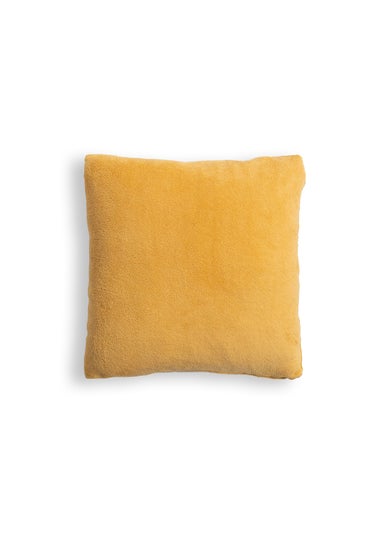 BHS Microfleece Ochre Cushion (45x45cm)