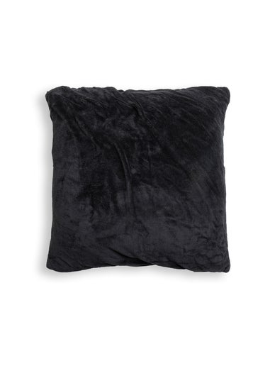 BHS Microfleece  Black Cushion (59x59cm)