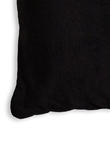 BHS Microfleece  Black Cushion (59x59cm)