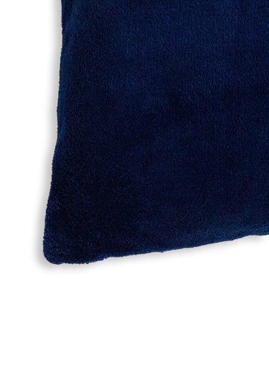 BHS Microfleece Navy Cushion (45x45cm)